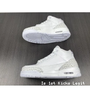 429487-111 'Triple Jordan PS White' Air Retro 3 0808